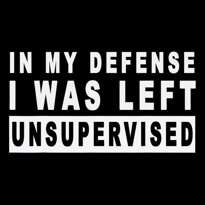 Funny In My Defense I Was Left Unsupervised Short Sleeve T-Shirt