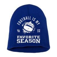 Football Is My Favorite Season Cougars Short Acrylic Beanie