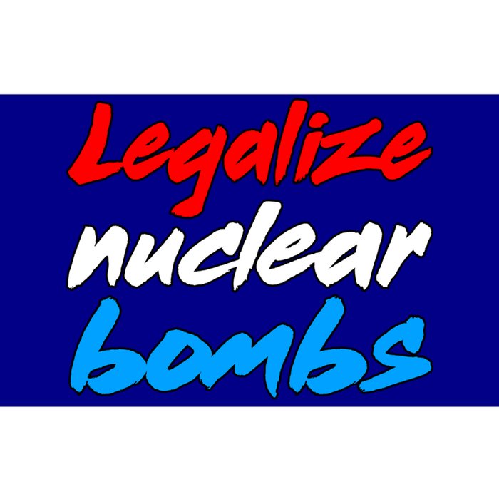 Funny Ironic Memes Legalize Nuclear Bombs Sigma Male Meme Gift Bumper Sticker