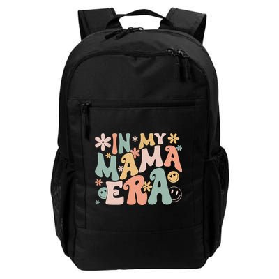 Funny In My Mama Era Lover Groovy Retro Mom Mothers Day Backpack