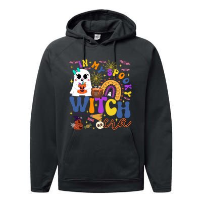 Funny In My Spooky Witch Era Halloween Performance Fleece Hoodie