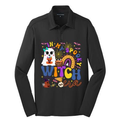 Funny In My Spooky Witch Era Halloween Silk Touch Performance Long Sleeve Polo