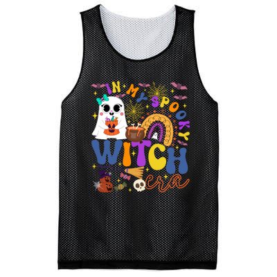 Funny In My Spooky Witch Era Halloween Mesh Reversible Basketball Jersey Tank