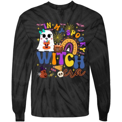 Funny In My Spooky Witch Era Halloween Tie-Dye Long Sleeve Shirt