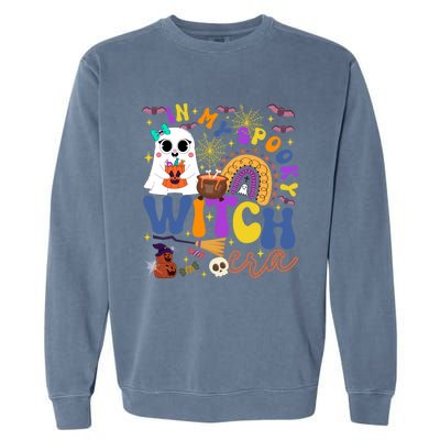 Funny In My Spooky Witch Era Halloween Garment-Dyed Sweatshirt