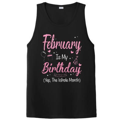 February Is My Birthday Month Yep The Whole Month Gift PosiCharge Competitor Tank