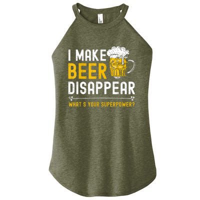 Funny I Make Beer Disappear What's Your Superpower Women’s Perfect Tri Rocker Tank