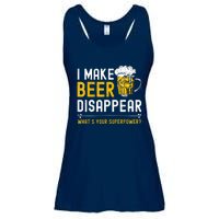 Funny I Make Beer Disappear What's Your Superpower Ladies Essential Flowy Tank