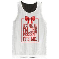 Funny ItS Me Hi IM The Present ItS Me Mesh Reversible Basketball Jersey Tank