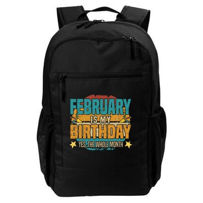 February is my birthday The whole month Backpack