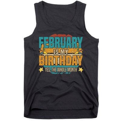 February is my birthday The whole month Tank Top