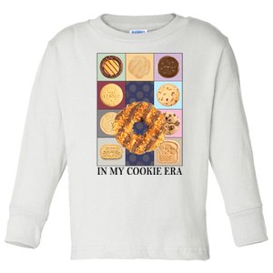 Funny In My Cookie Era Toddler Long Sleeve Shirt