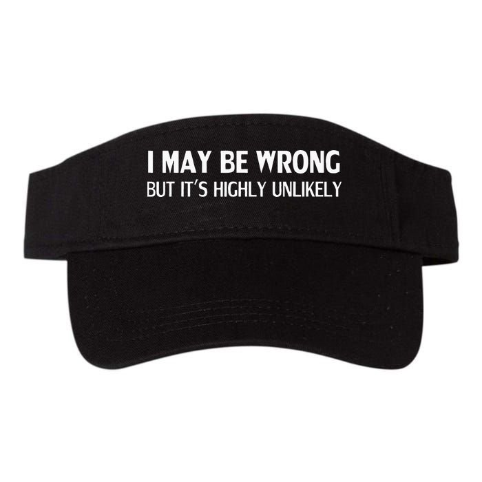 Funny I May Be Wrong But Its Highly Unlikely Visor