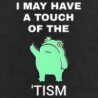 Frog I May Have A Touch Of The Tism Cool Comfort Performance Bucket Hat