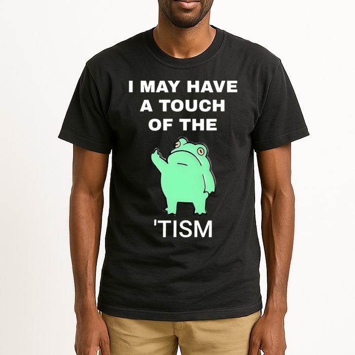 Frog I May Have A Touch Of The Tism Tall T-Shirt