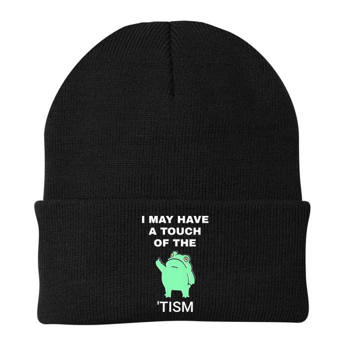 Frog I May Have A Touch Of The Tism Beanie