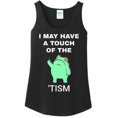 Frog I May Have A Touch Of The Tism Ladies Essential Tank