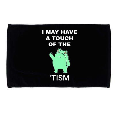 Frog I May Have A Touch Of The Tism Microfiber Hand Towel