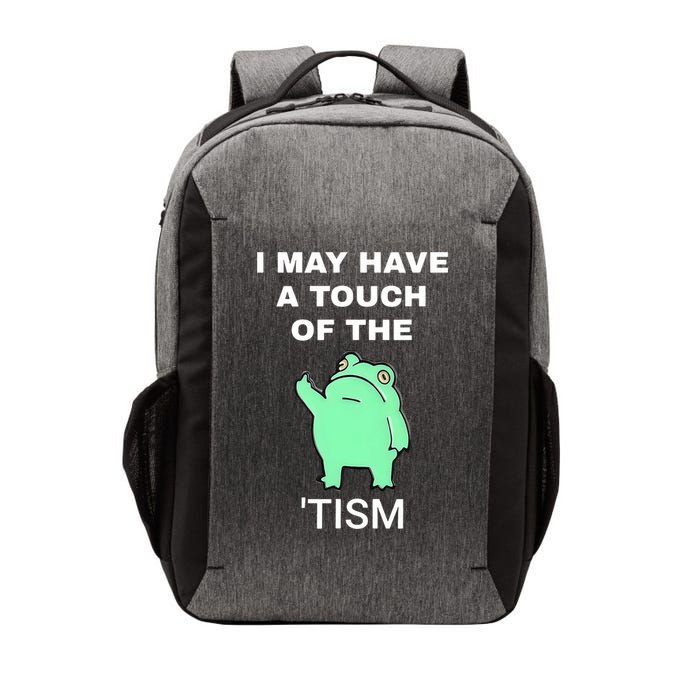Frog I May Have A Touch Of The Tism Vector Backpack