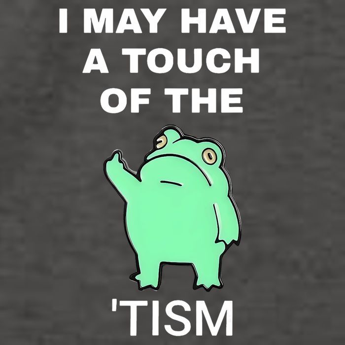 Frog I May Have A Touch Of The Tism Vector Backpack