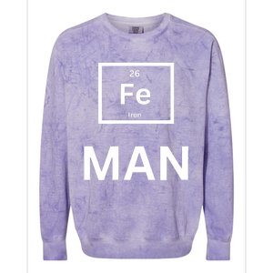 Funny Iron man print for man and  Colorblast Crewneck Sweatshirt