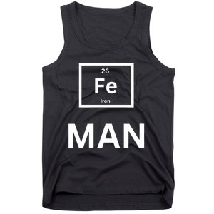 Funny Iron man print for man and  Tank Top