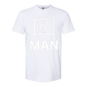 Funny Iron man print for man and  Softstyle CVC T-Shirt