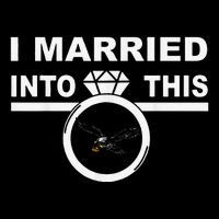 Funny I Married Into This Eagles Design Quote Cool Saying Impact Tech Backpack
