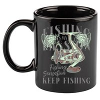 Fishing Is My Passion 11oz C Handle Ceramic Mug
