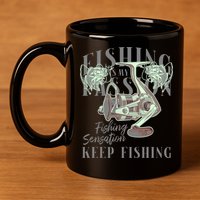 Fishing Is My Passion 11oz C Handle Ceramic Mug