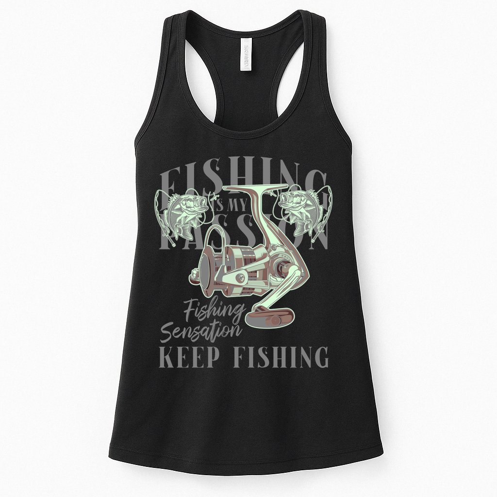 Fishing Is My Passion Womens Tank Top