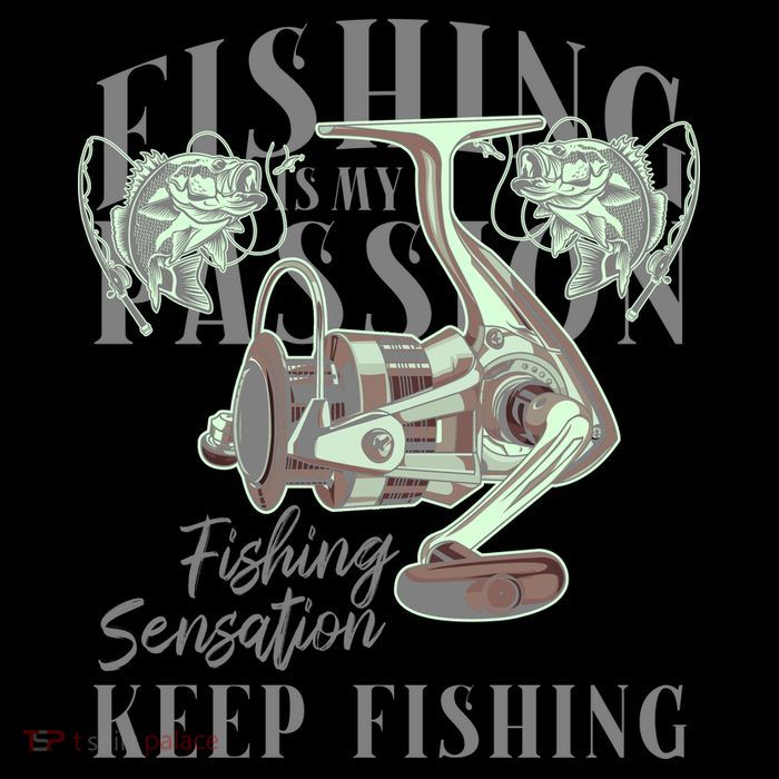 Fishing Is My Passion Kids T-Shirt