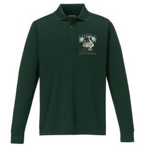 Fishing Is My Passion Performance Long Sleeve Polo