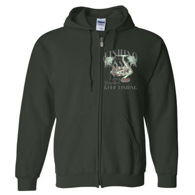 Fishing Is My Passion Full Zip Hoodie