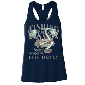 Fishing Is My Passion Women's Racerback Tank