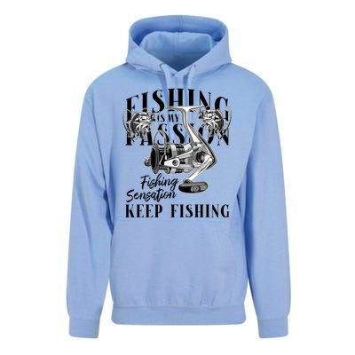 Fishing Is My Passion Unisex Surf Hoodie