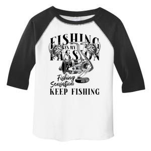 Fishing Is My Passion Toddler Fine Jersey T-Shirt