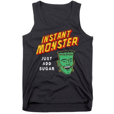 Funny Instant Monster Just Add Sugar Halloween Tank Top