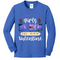 Forget It My Mom Is My Valentine Kids Long Sleeve Shirt