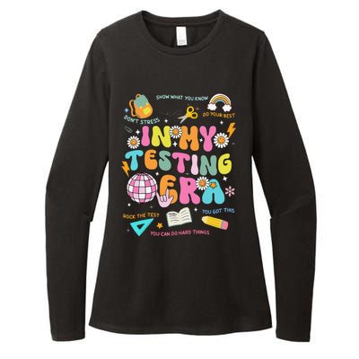 Funny In My Testing Era Test Day Teacher Day Womens CVC Long Sleeve Shirt