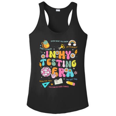 Funny In My Testing Era Test Day Teacher Day Ladies PosiCharge Competitor Racerback Tank