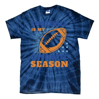 Football Is My Favorite Season Tie-Dye T-Shirt