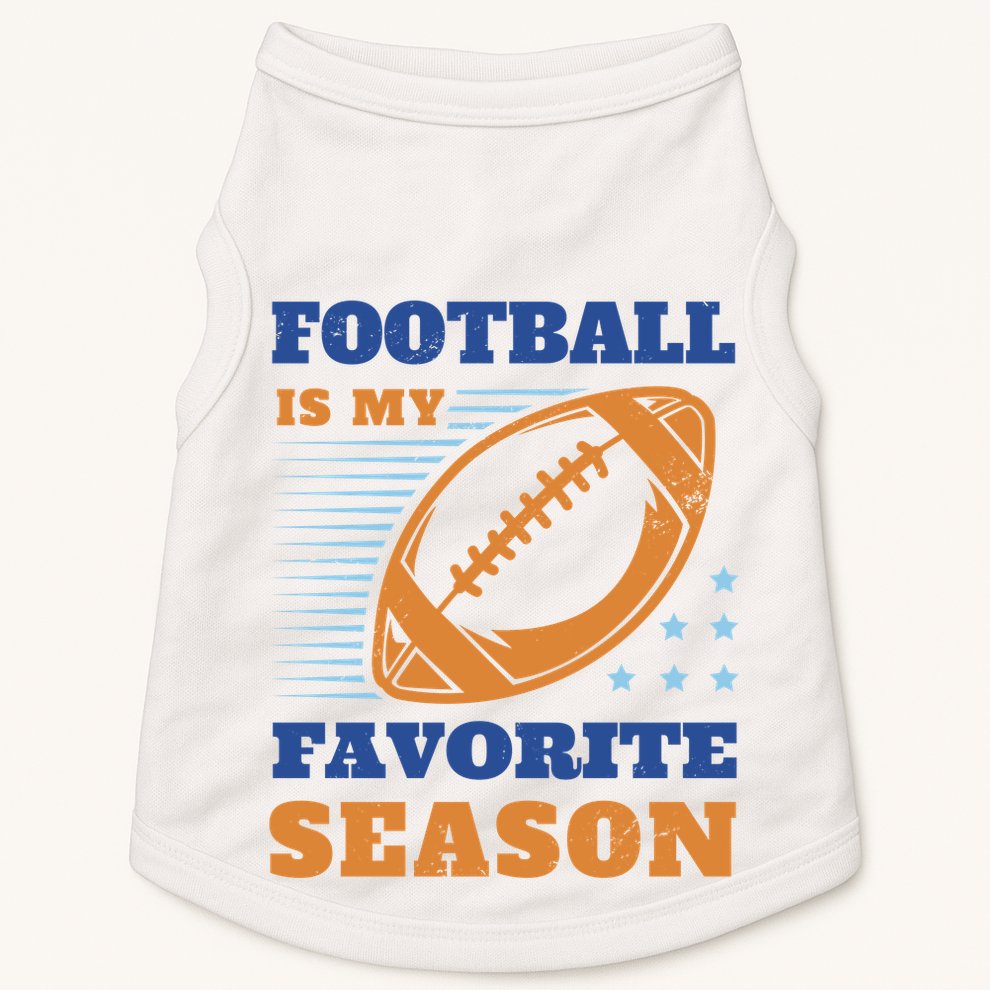 Football Is My Favorite Season Doggie Tank