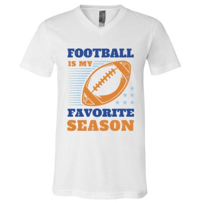 Football Is My Favorite Season V-Neck T-Shirt