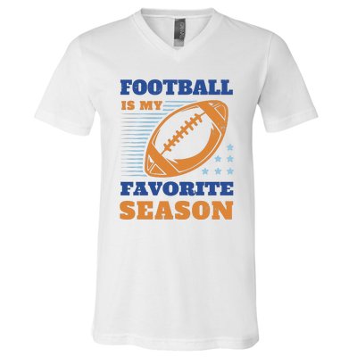 Football Is My Favorite Season V-Neck T-Shirt