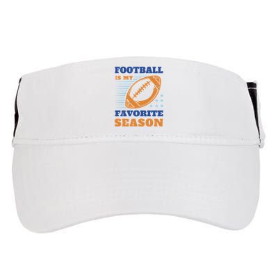 Football Is My Favorite Season Adult Drive Performance Visor