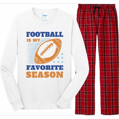 Football Is My Favorite Season Long Sleeve Pajama Set