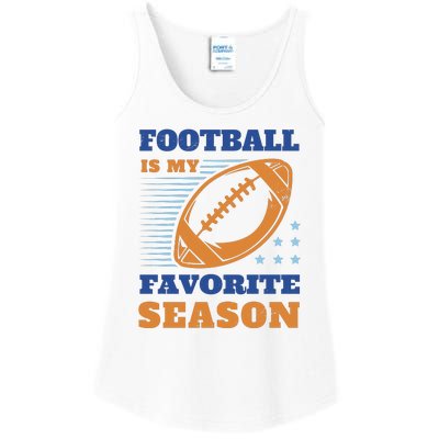 Football Is My Favorite Season Ladies Essential Tank