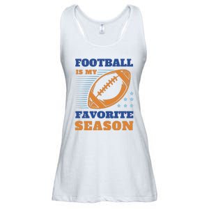 Football Is My Favorite Season Ladies Essential Flowy Tank