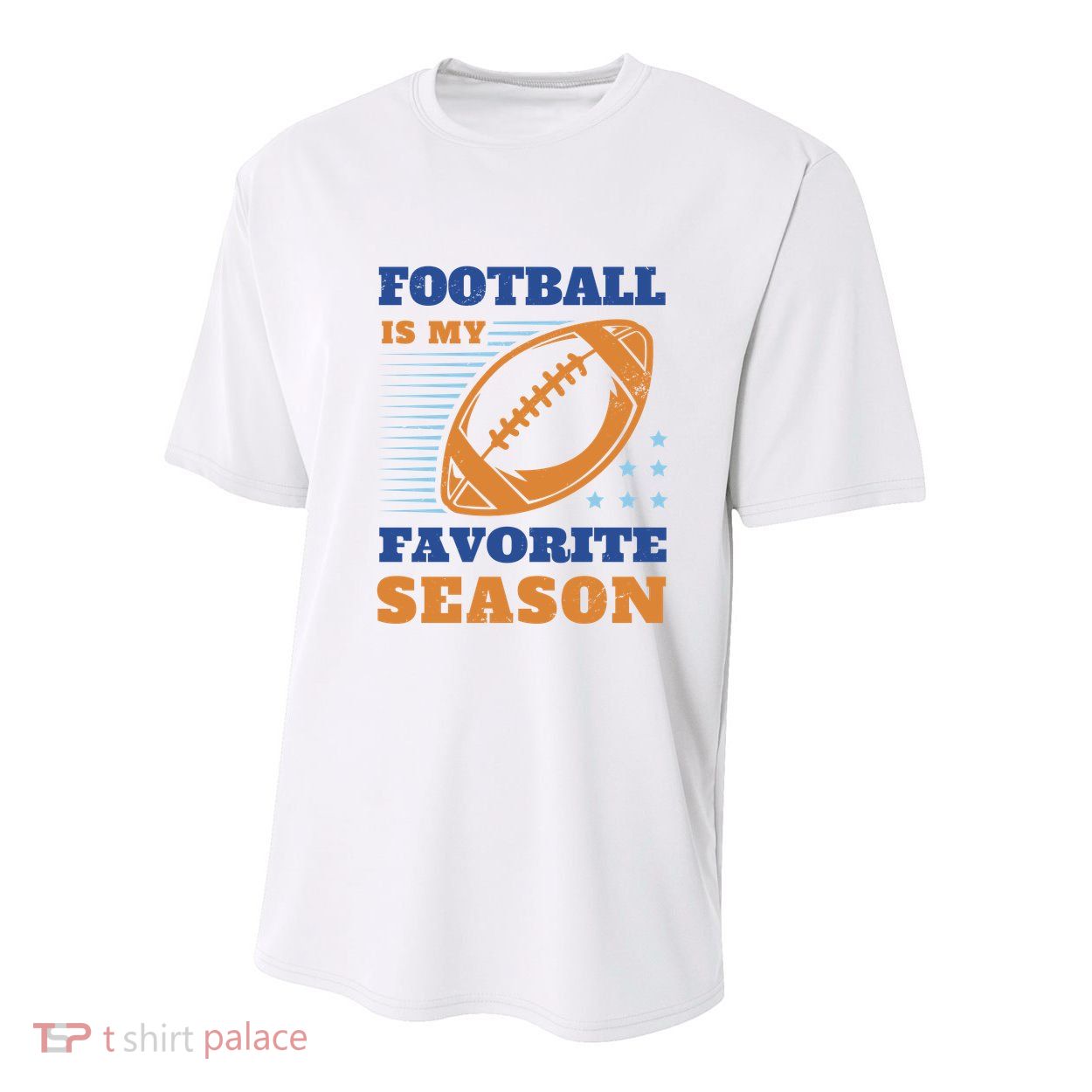 Football Is My Favorite Season Youth Performance Sprint T-Shirt